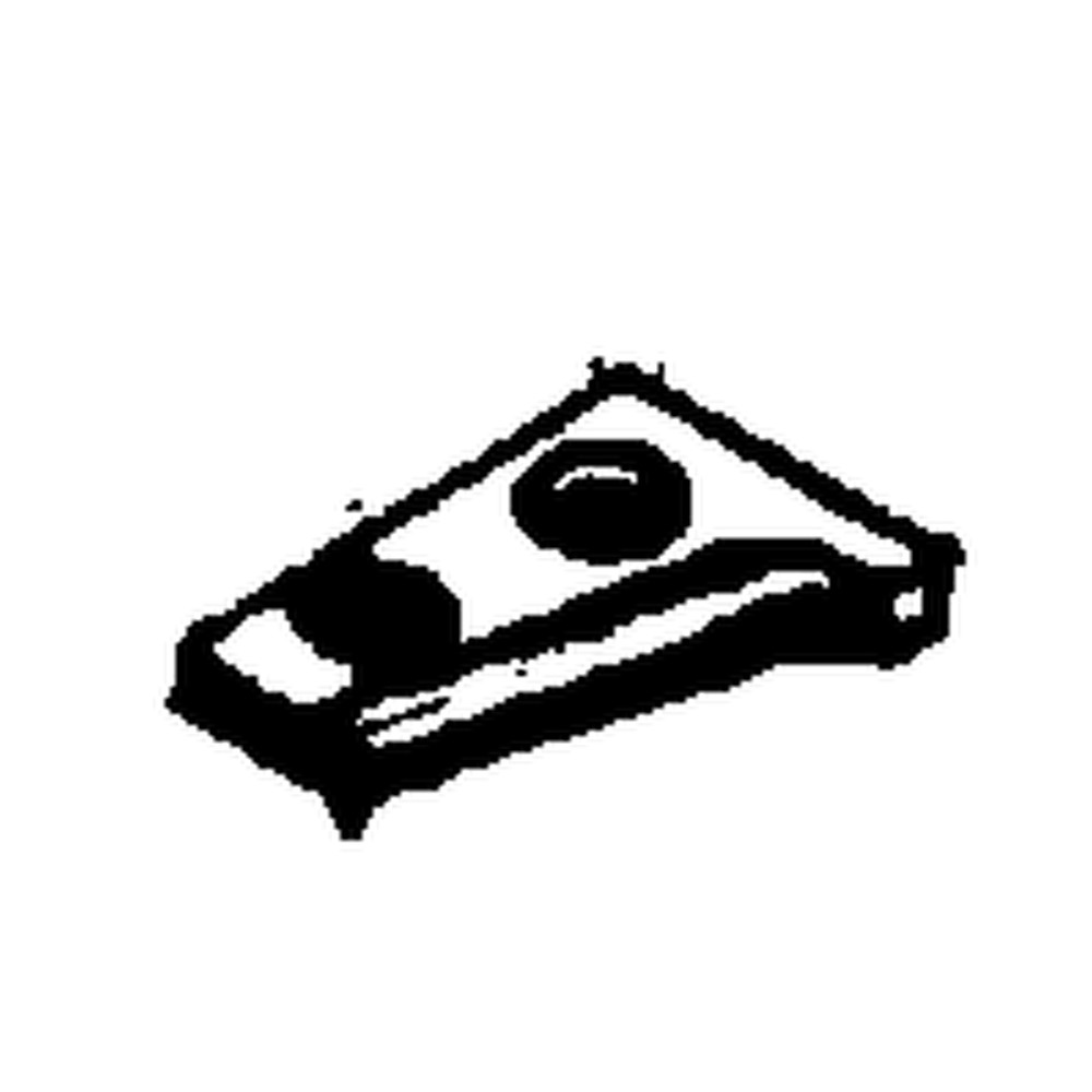 Schuhplatte rechts, 2 Bohrungen