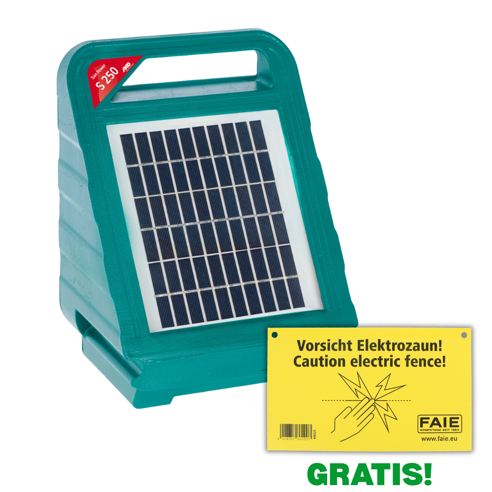 Weidezaungerät Solar Sun Power S250