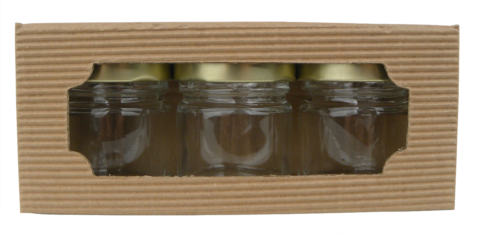 Gläserverpackung für 3 x 42 ml / 10 Stück