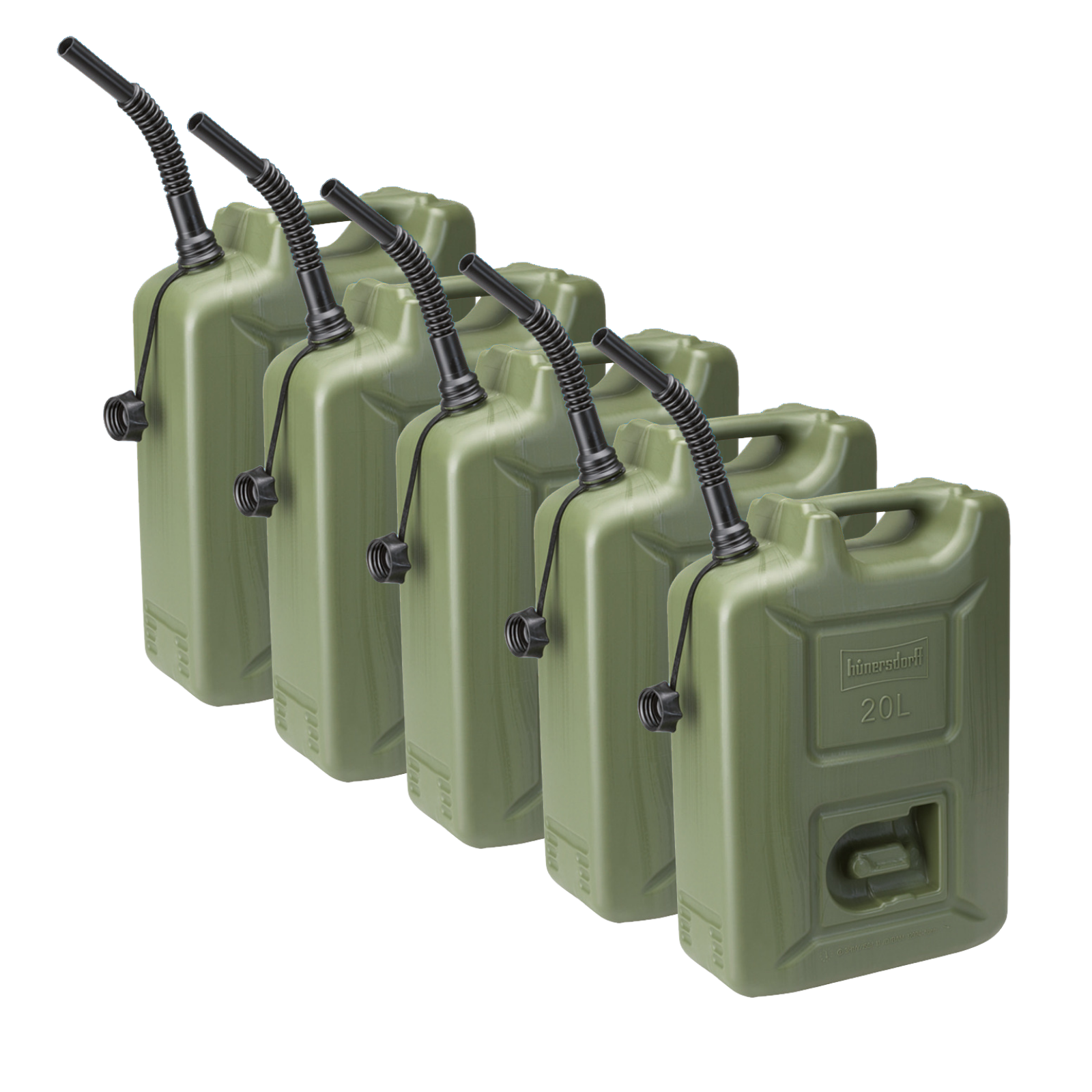Kanister 20L m. Ausgießer 5stk Sparset