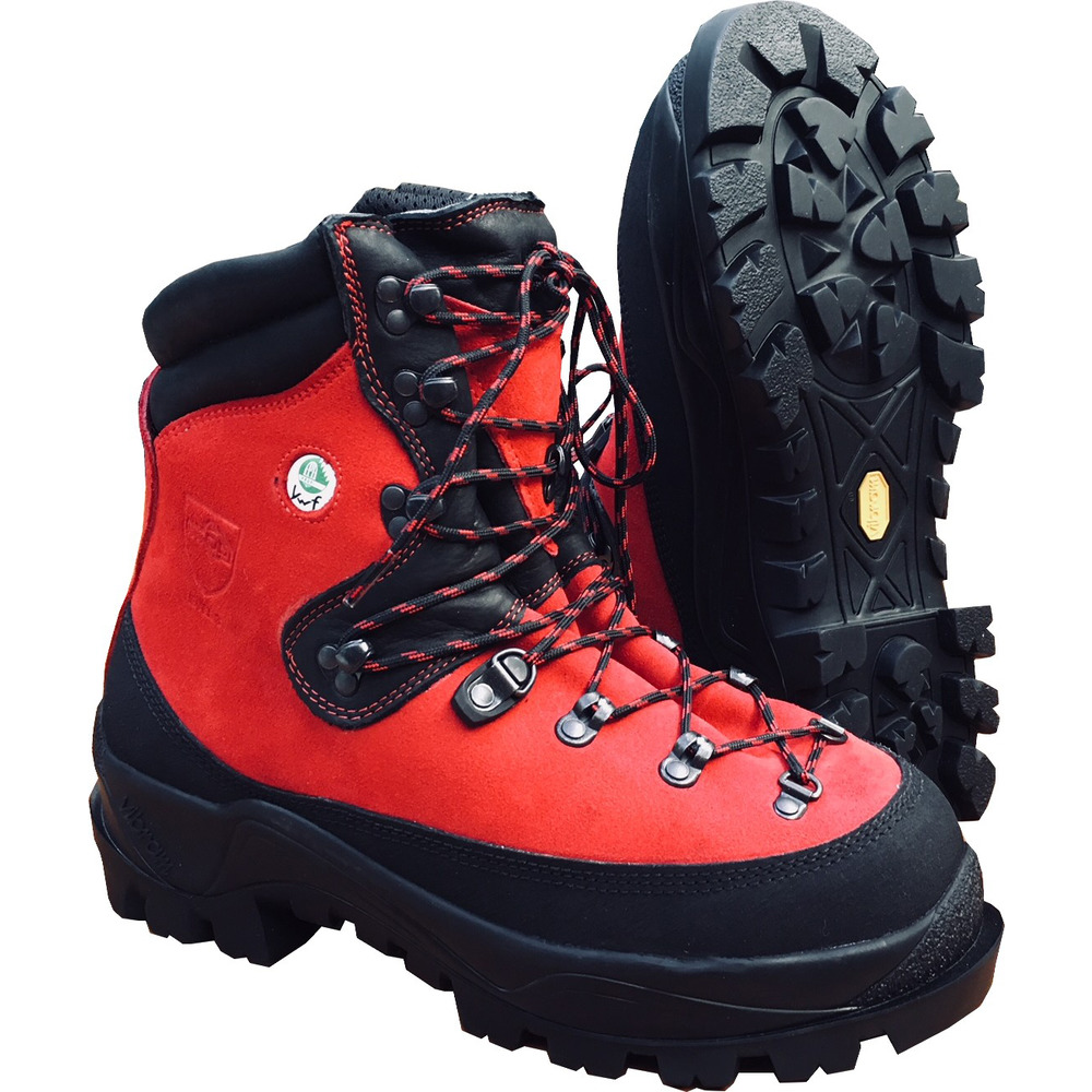 Forstschuh EXCELSIOR rot Klasse 3 Schnittschutzstiefel