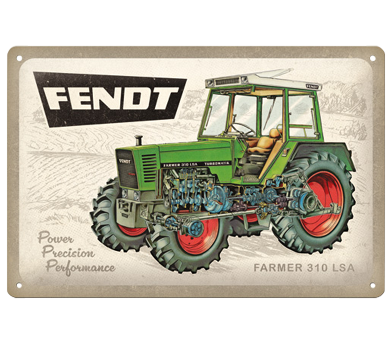 Blechschild Fendt 310