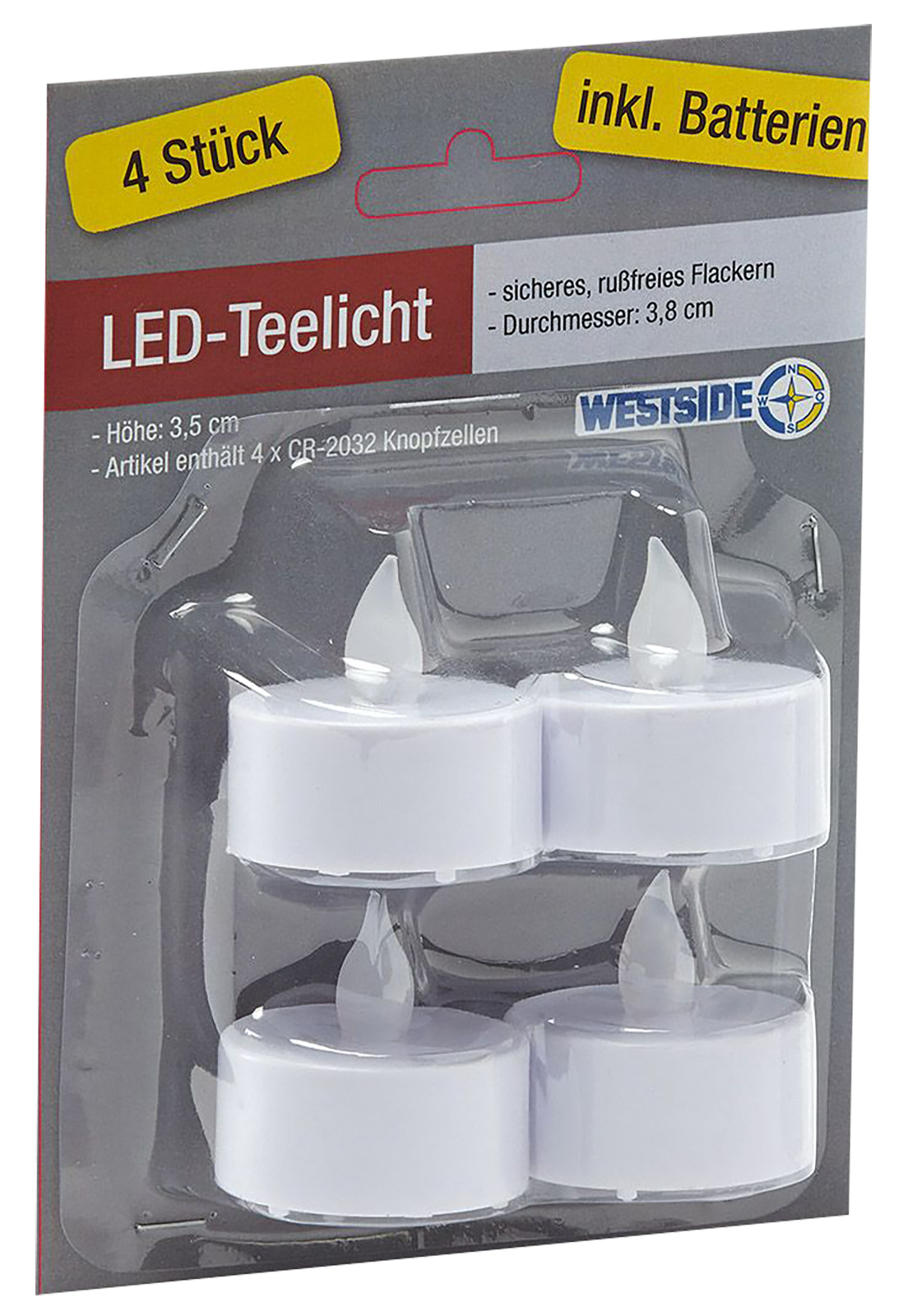  Teelichter LED 4er Set