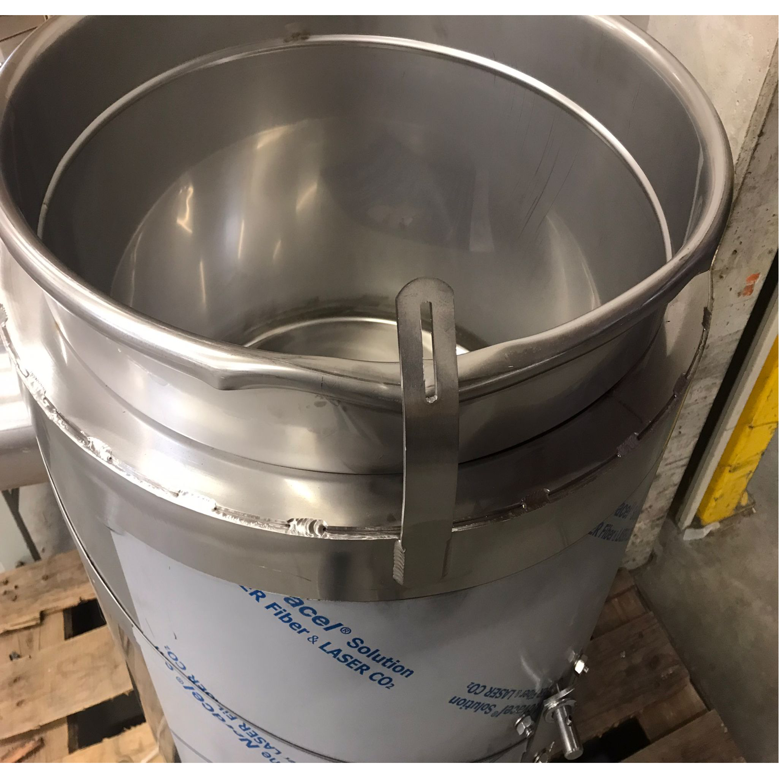 Futterdämpfer 120 L Edelstahl - B Ware