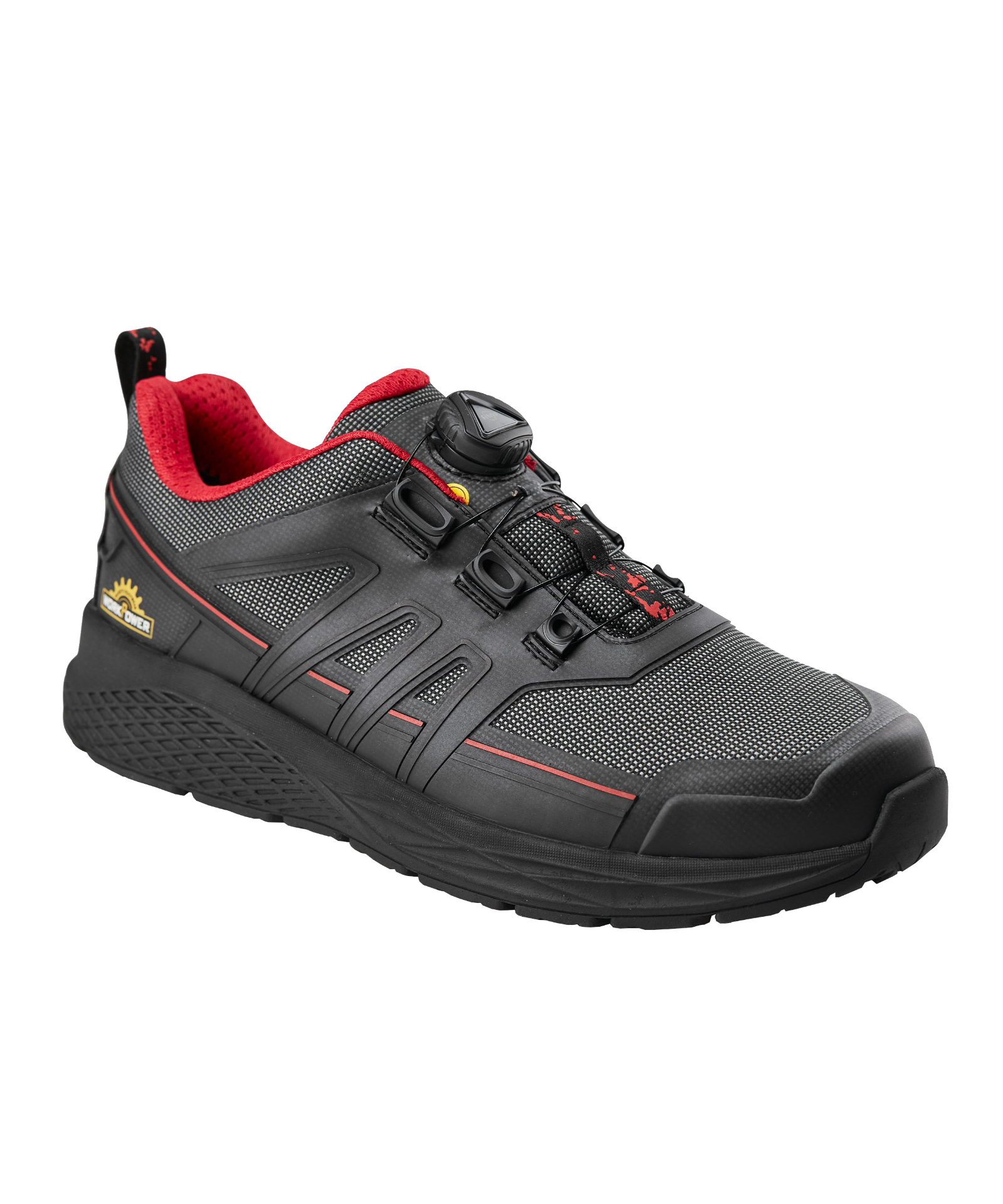 Damen SI-Halbschuh S1P Astana schwarz/rot