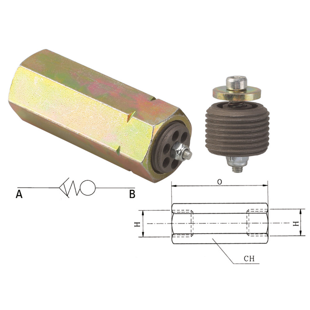 Schlauchbruchsicherung max. Druck 350 bar