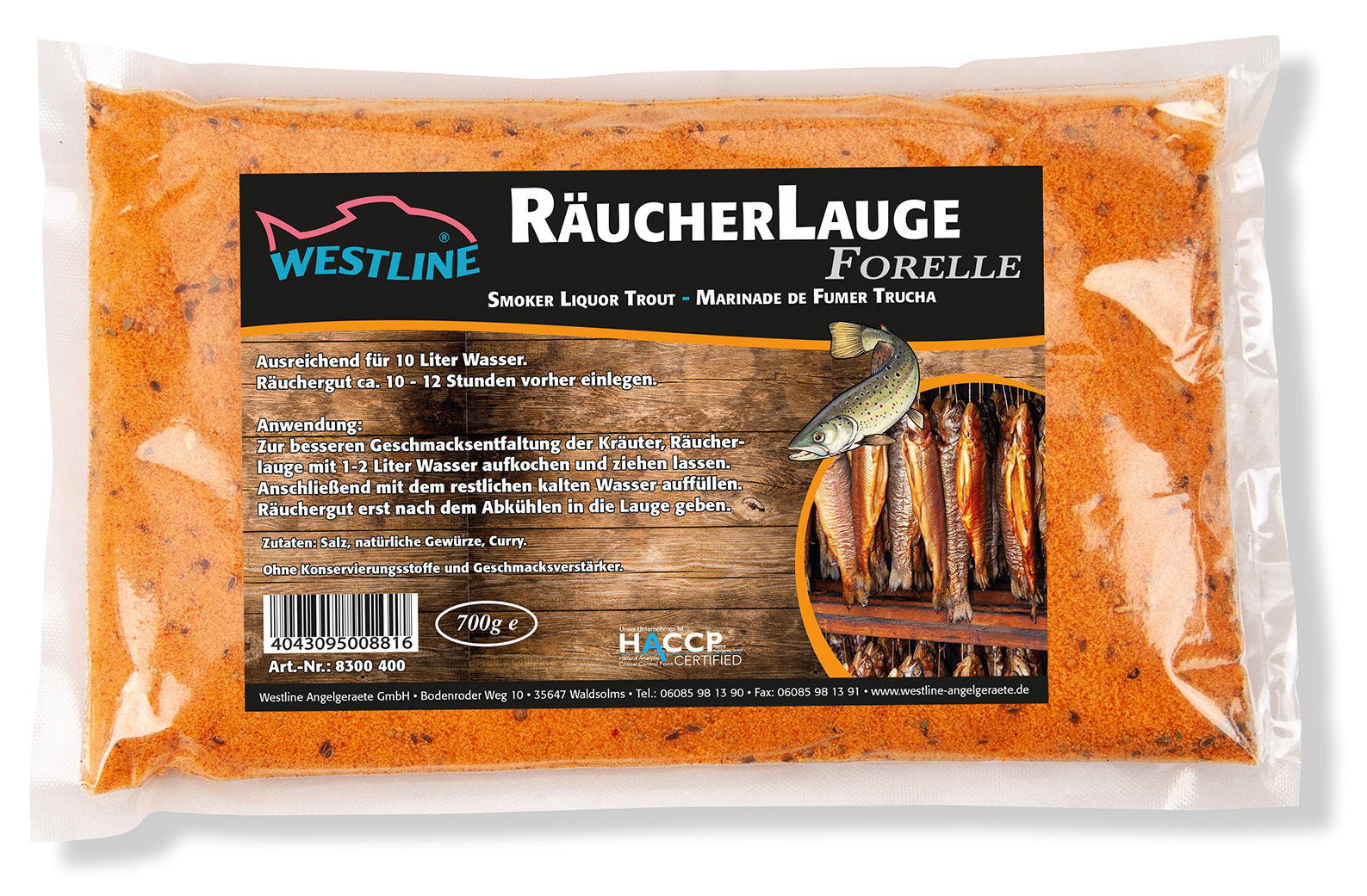 Raucharomasalz Forelle