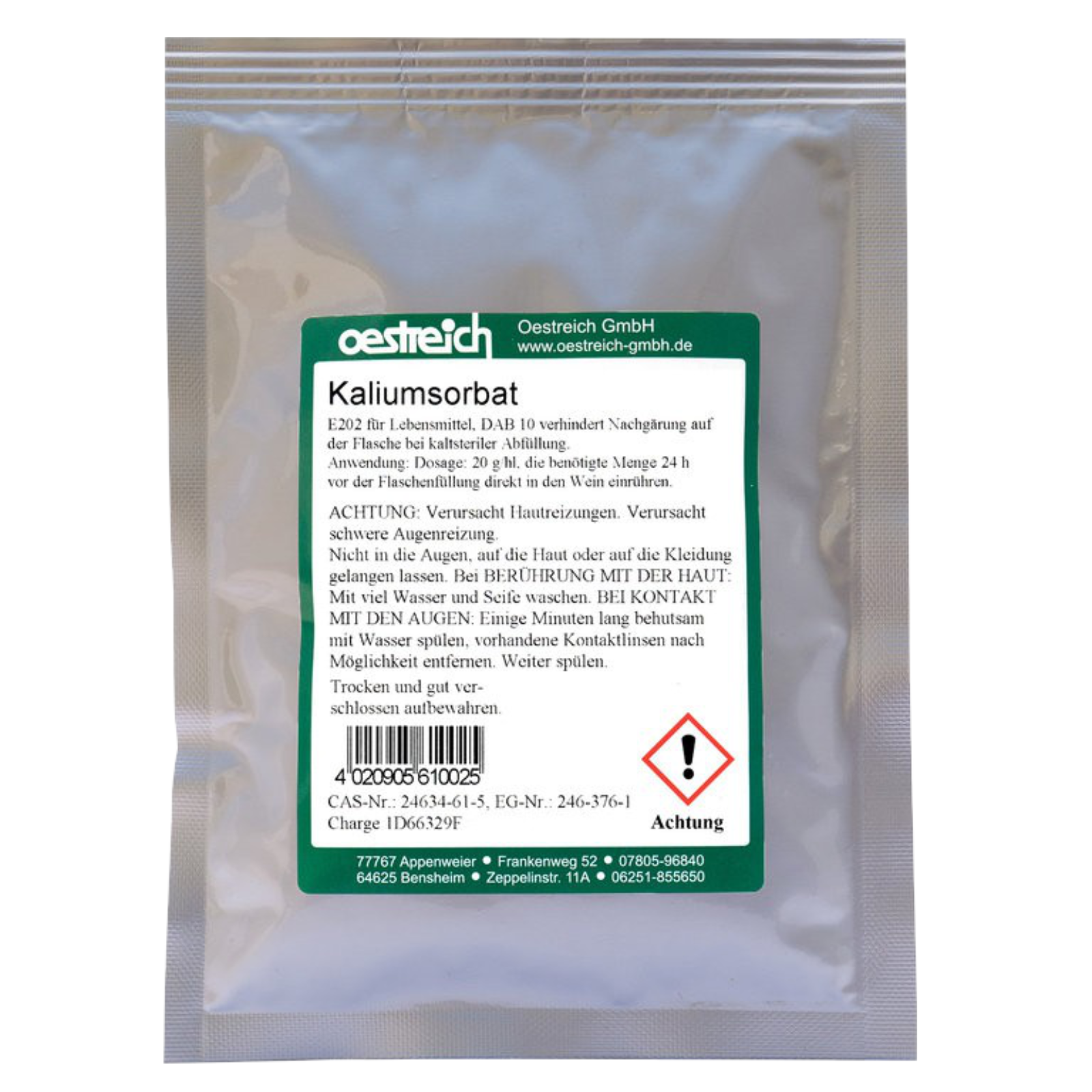 Kaliumdisulfit 10 g