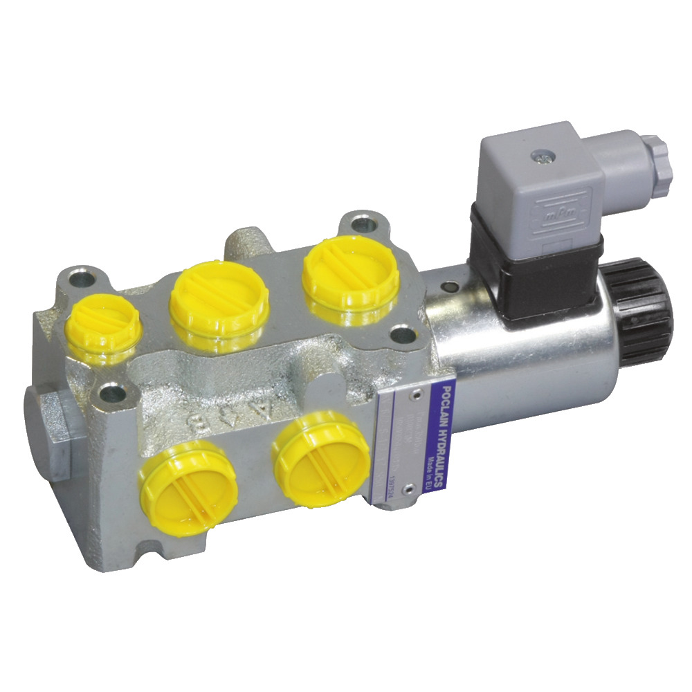 6/2 Wegeventil 12V für Rohrleitungseinbau