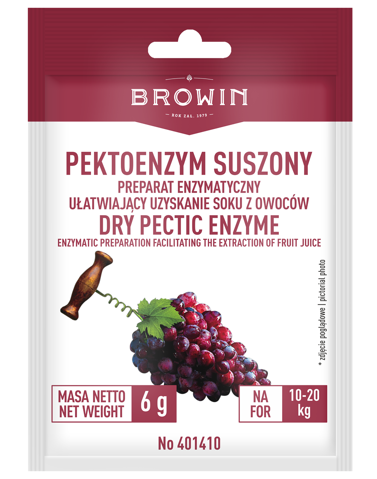 Getrocknete Pektinase