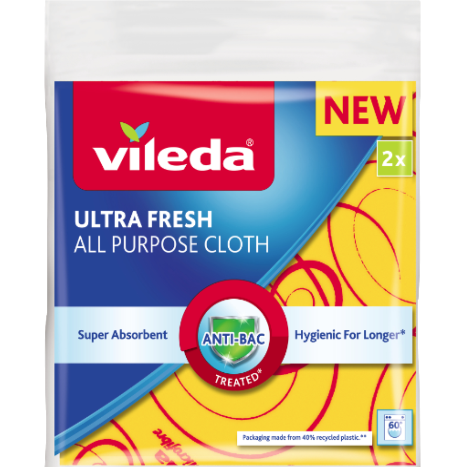 Allzwecktücher Ultra Fresh 2 Stk. antibakteriell