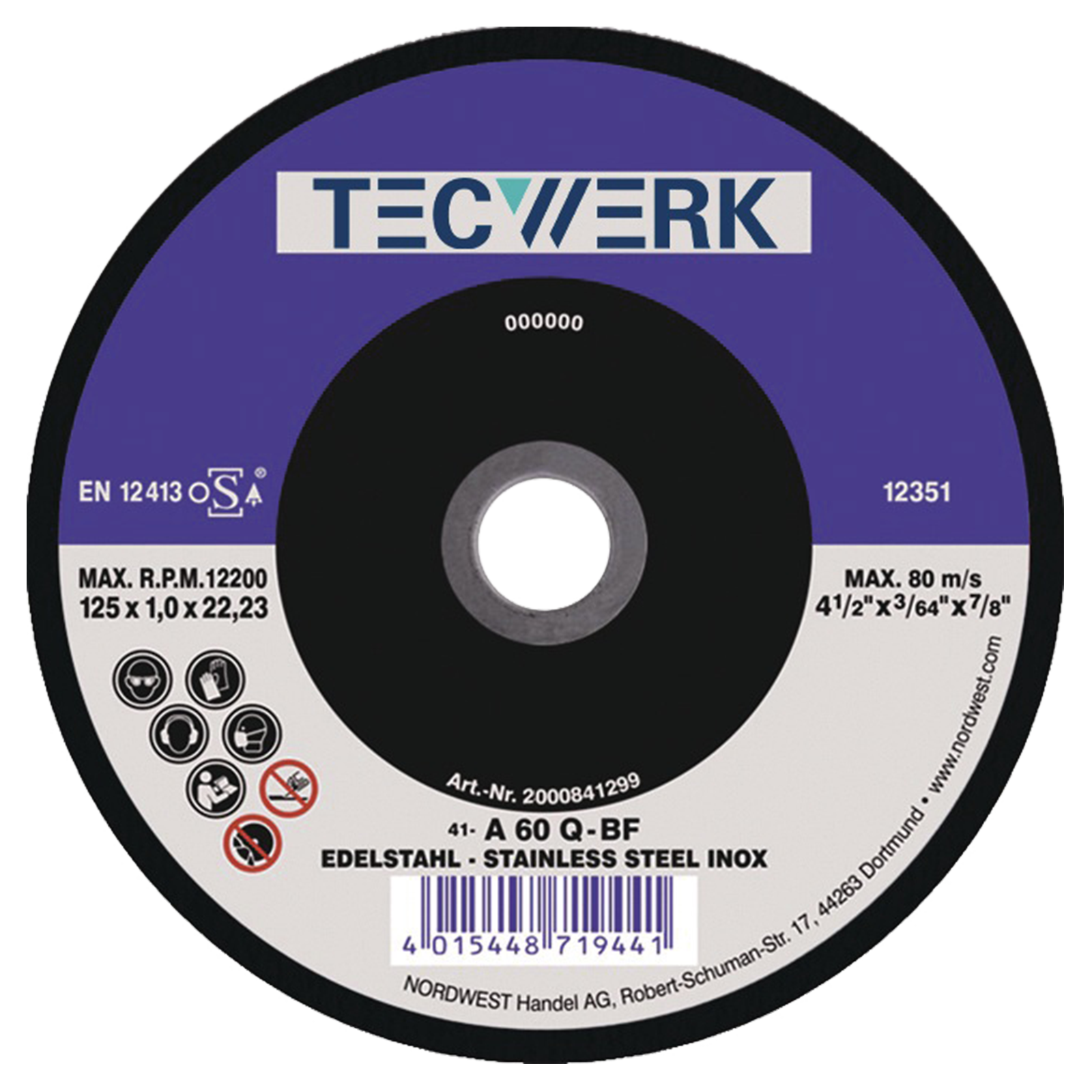 Trennscheibe Action 125x1 mm