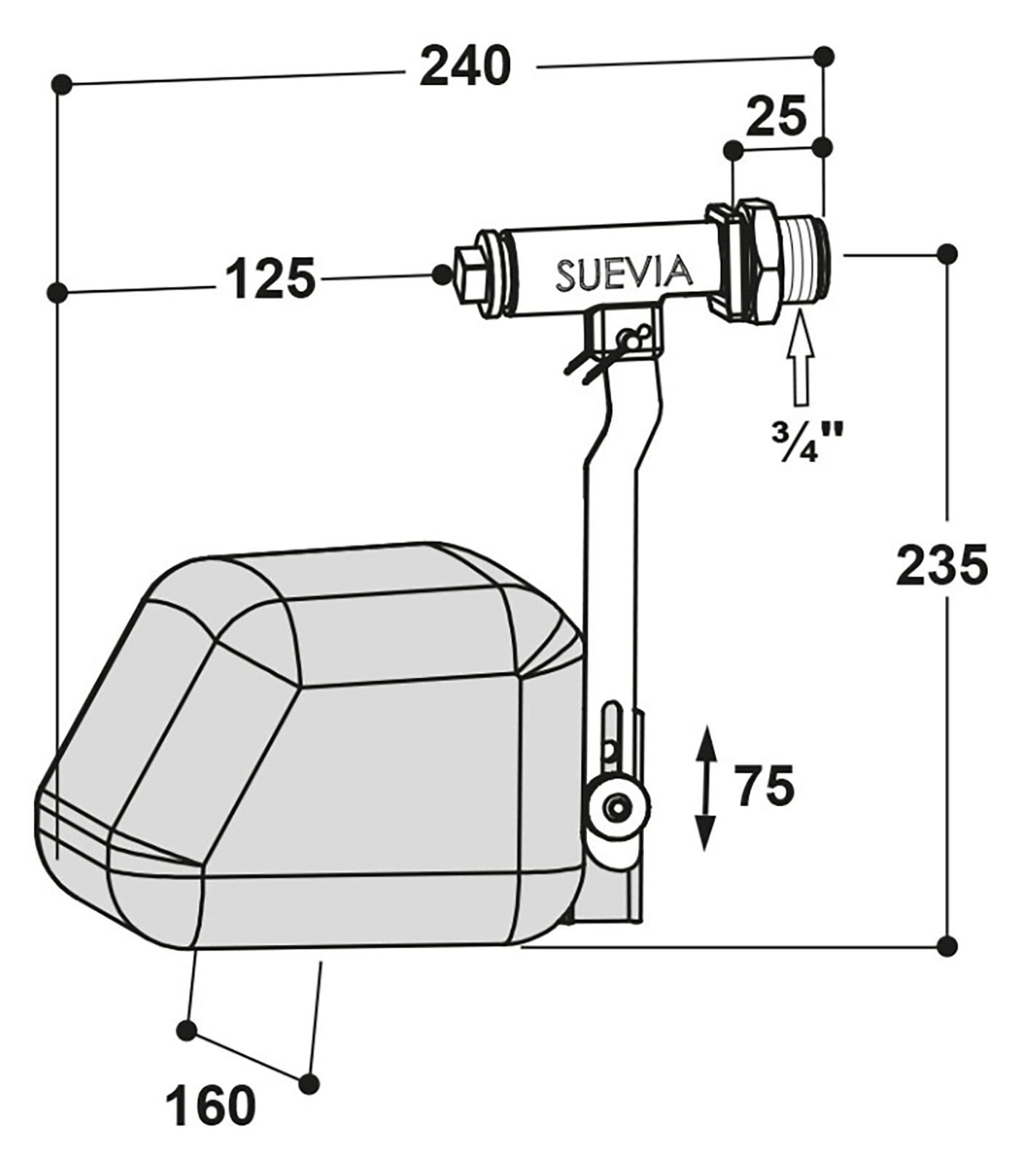Schwimmerventil MasterFlow Mod. 723