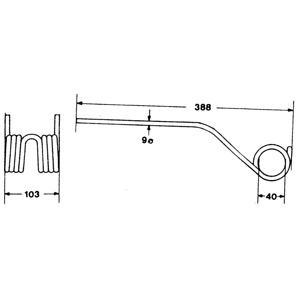 Zettwenderzinke anstelle Stoll 0608770