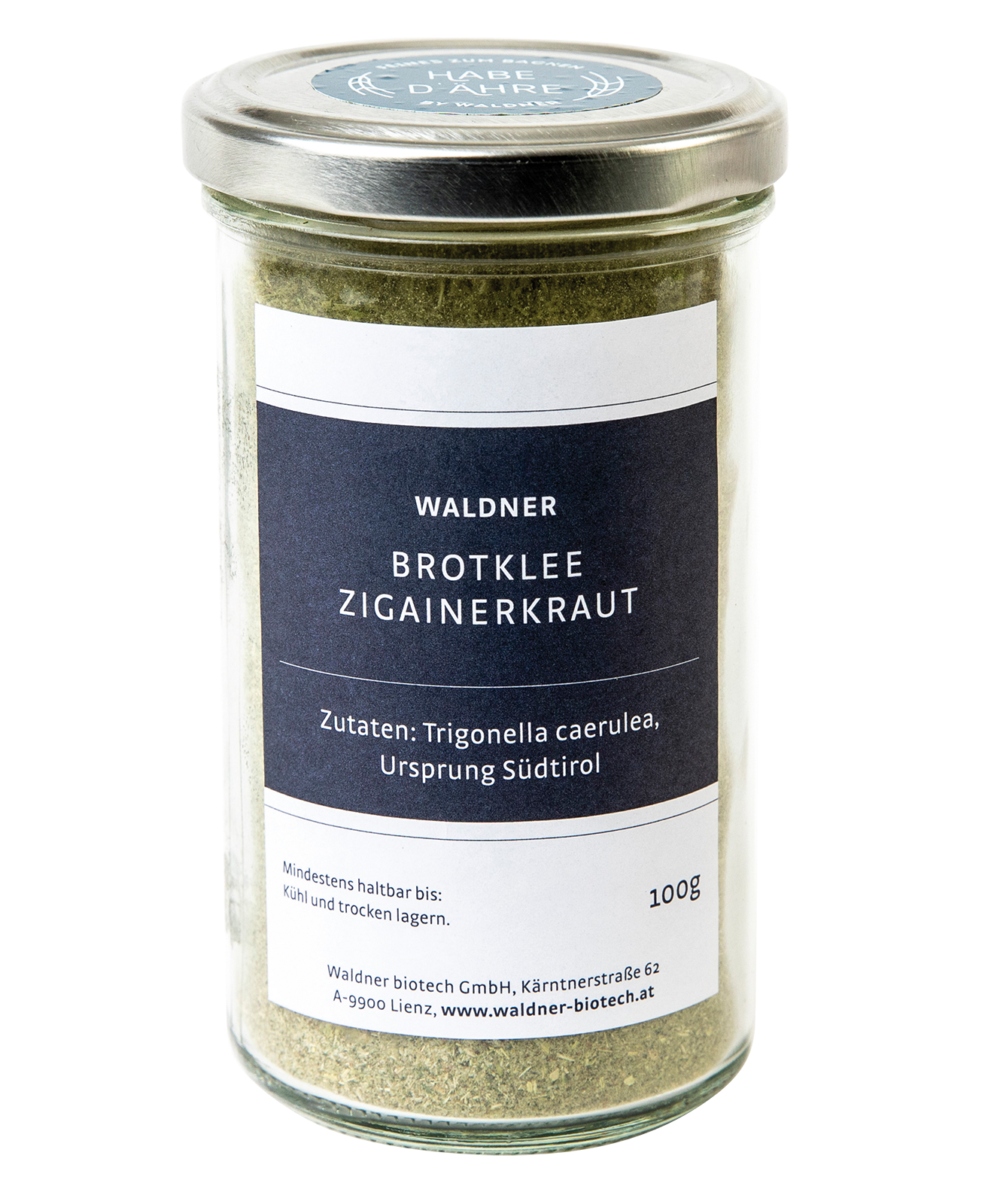 Brotklee (Zigainerkraut) im Glas 100 g