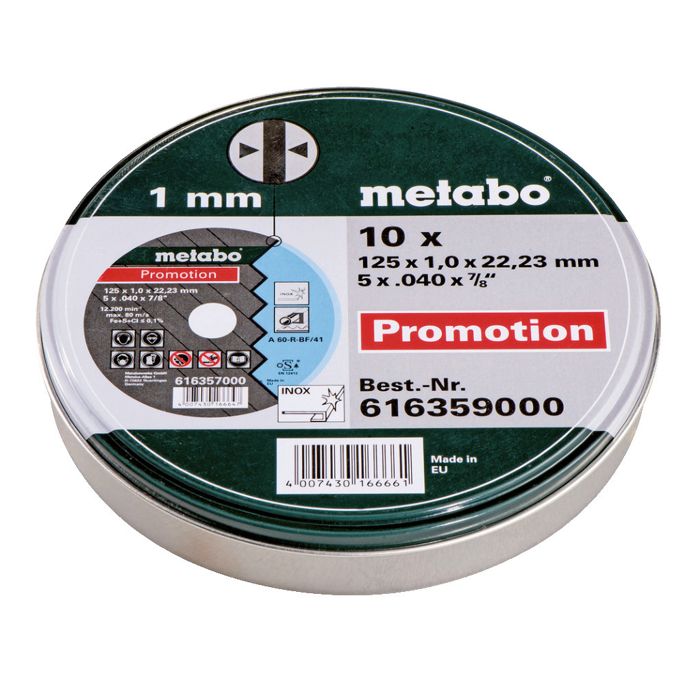 Trennscheiben Set, 10 Stück