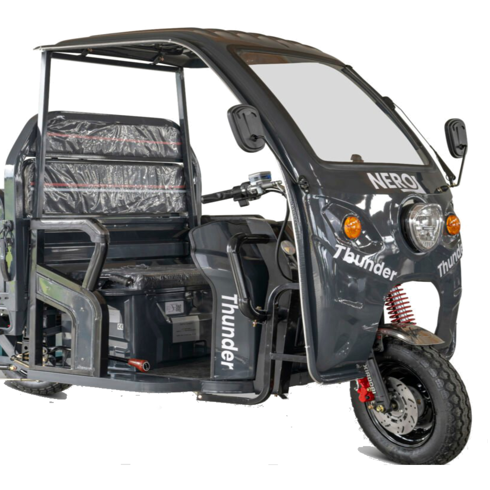 Fahrerkabine für Lastendreirad Thunder inkl. Scheibenwischer 