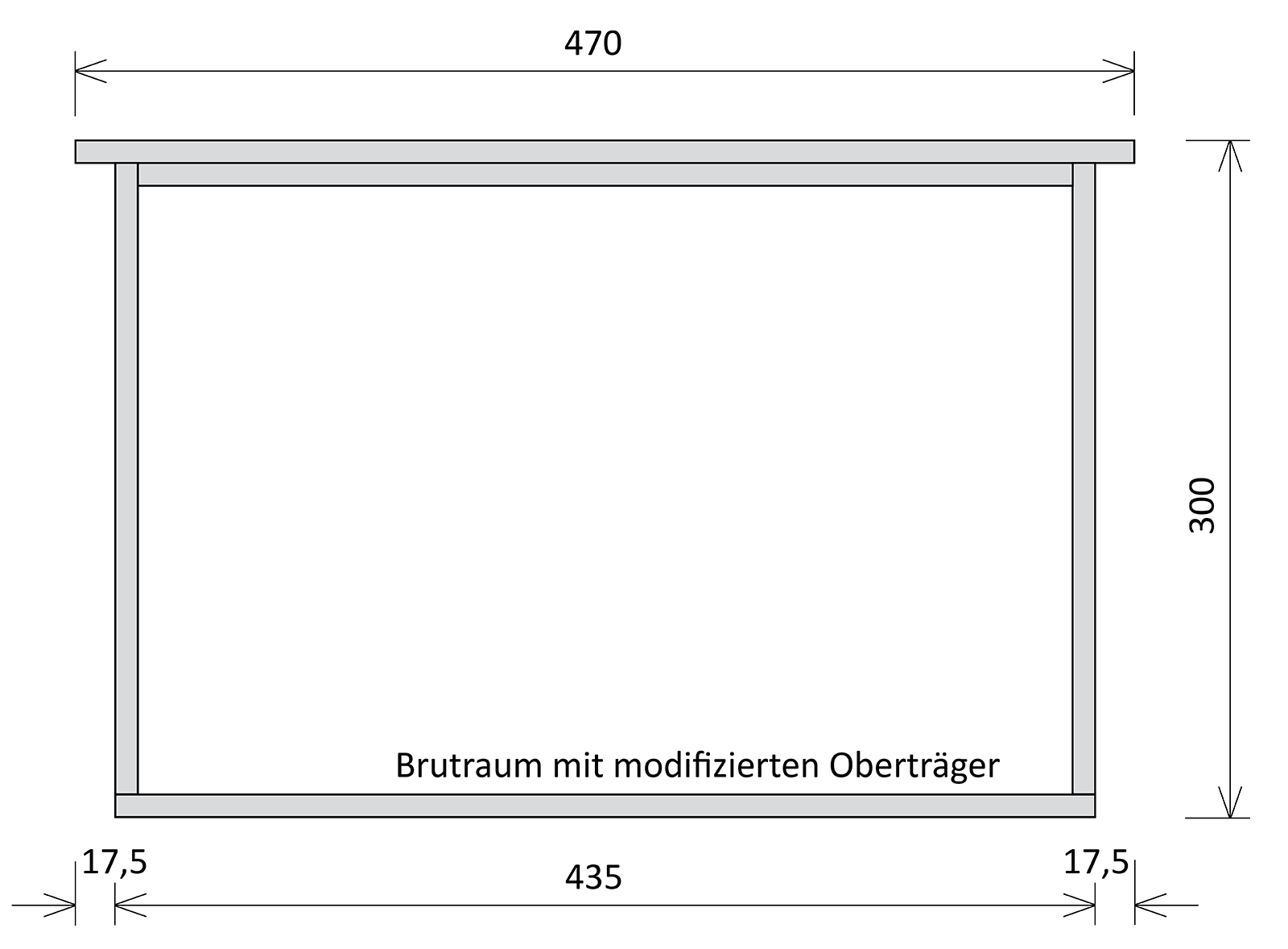 Rähmchen Dadant Blatt Brutraum