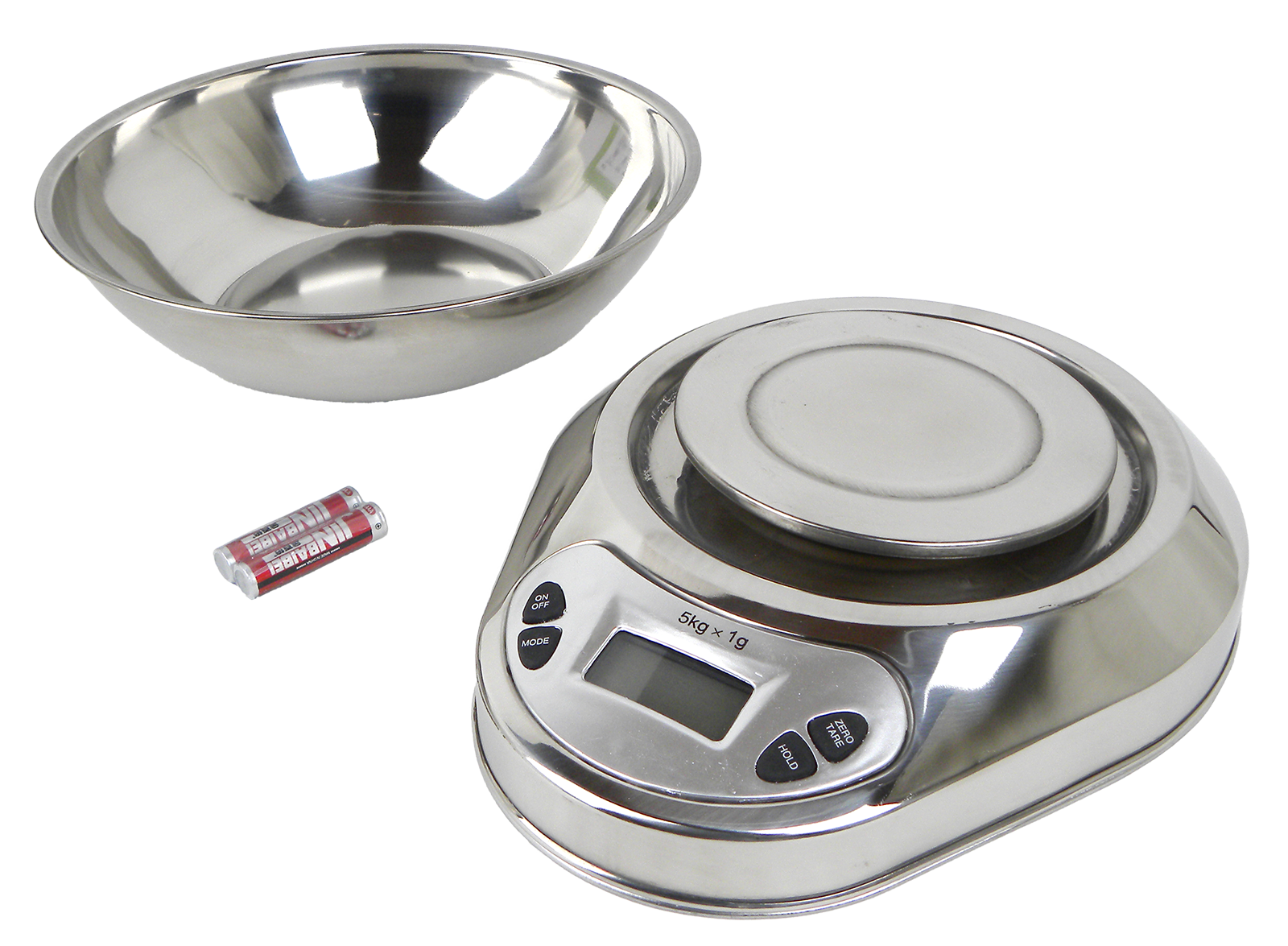 Küchenwaage Edelstahl 1g-5kg