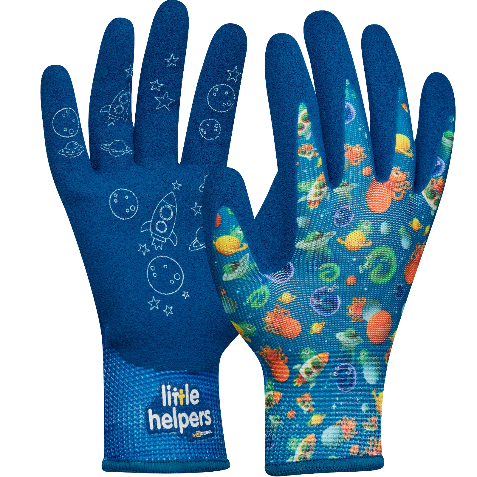  Handschuhe Kinder blau 