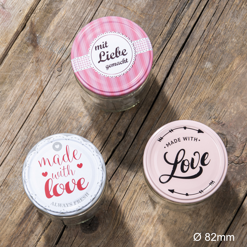 Deckel 10er Beutel Mit Liebe gemacht