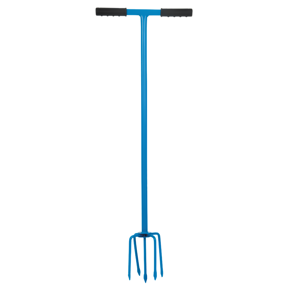 Gartenkralle mit 5 Zinken, 95 cm, pulverbeschichteter Stahl, 1,3 kg
