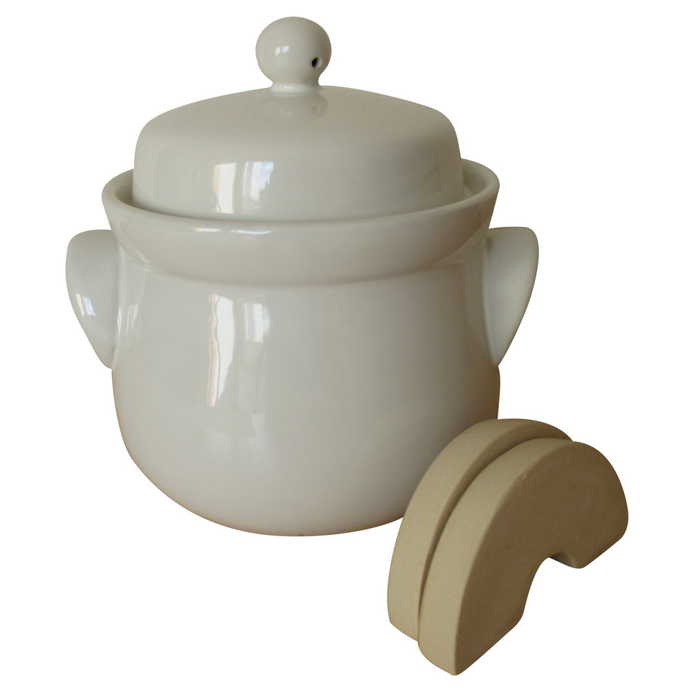 Gärtopf-Mini inkl. Stein creme
