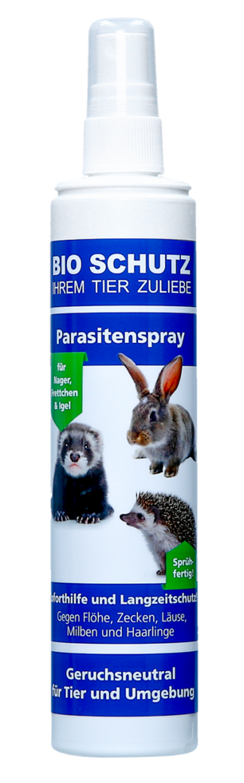 Parasitenabwehrspray für Nager, Igel und Frettchen