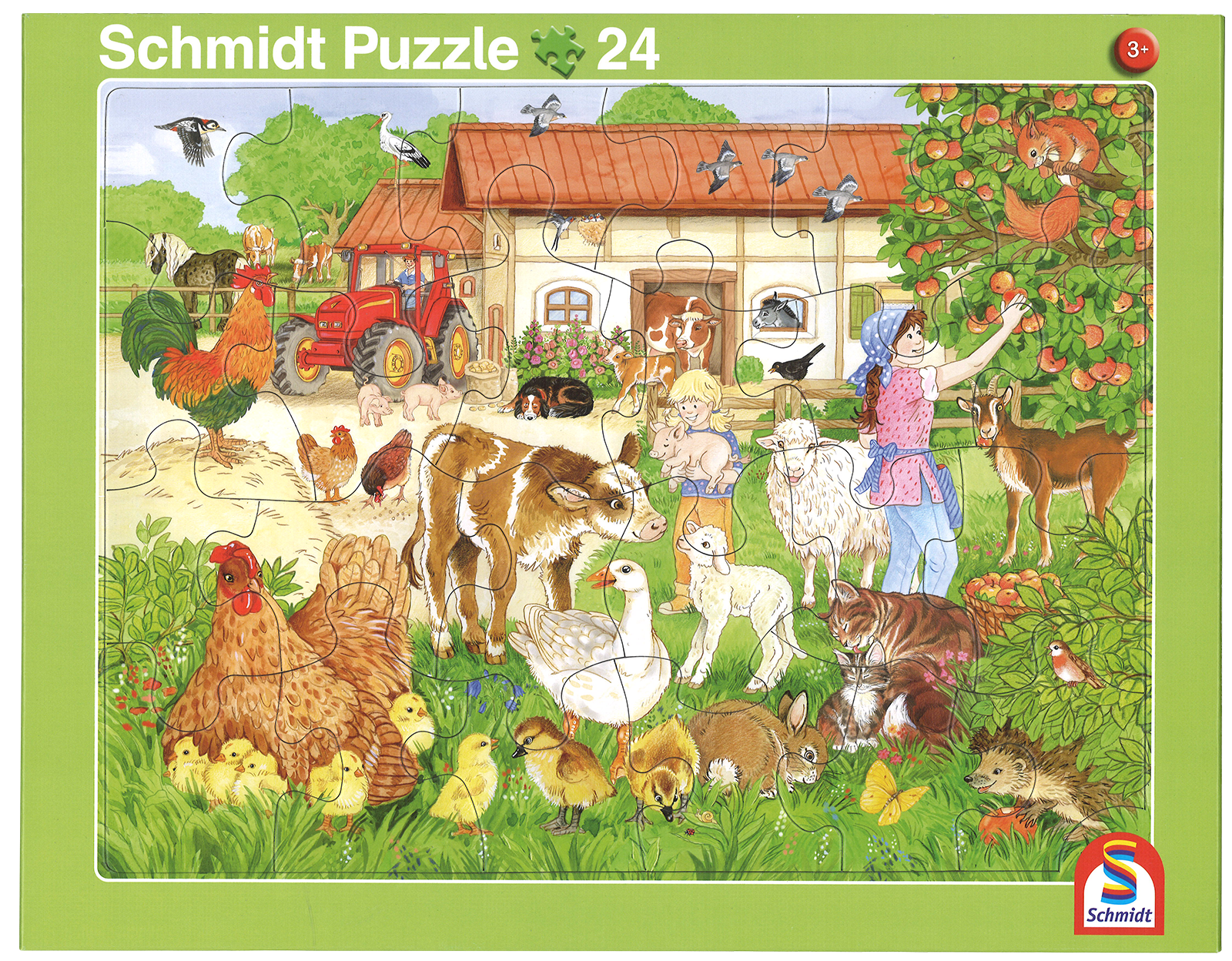 Rahmenpuzzle - Zoo und Bauernhof - 2er Set
