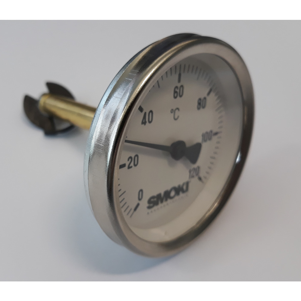 Thermometer Smoki Räucherofen  0-120°C  MIT MONTAGESET