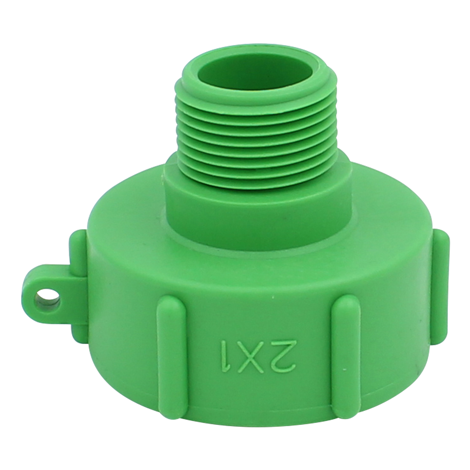 IBC Adapter von 2 Zoll Grob- auf 1 Zoll Feingewinde