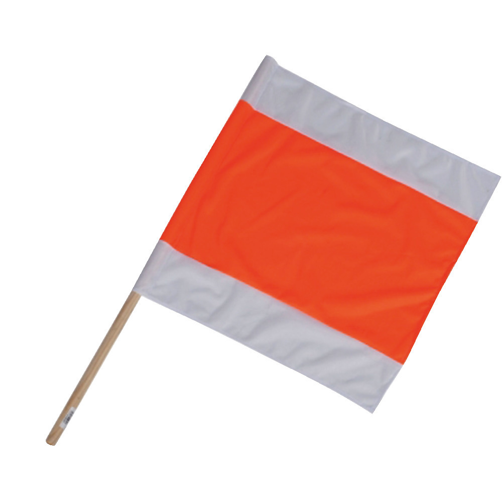 Baumwollfahne mit 80 cm Holzstab