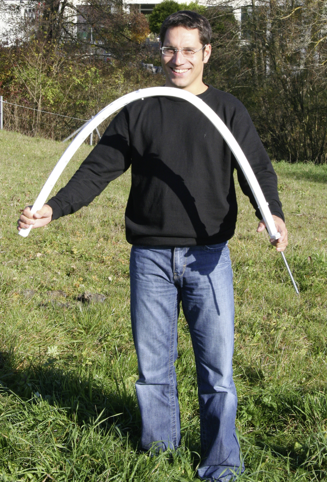 Kunststoffpfahl Titan 157 cm
