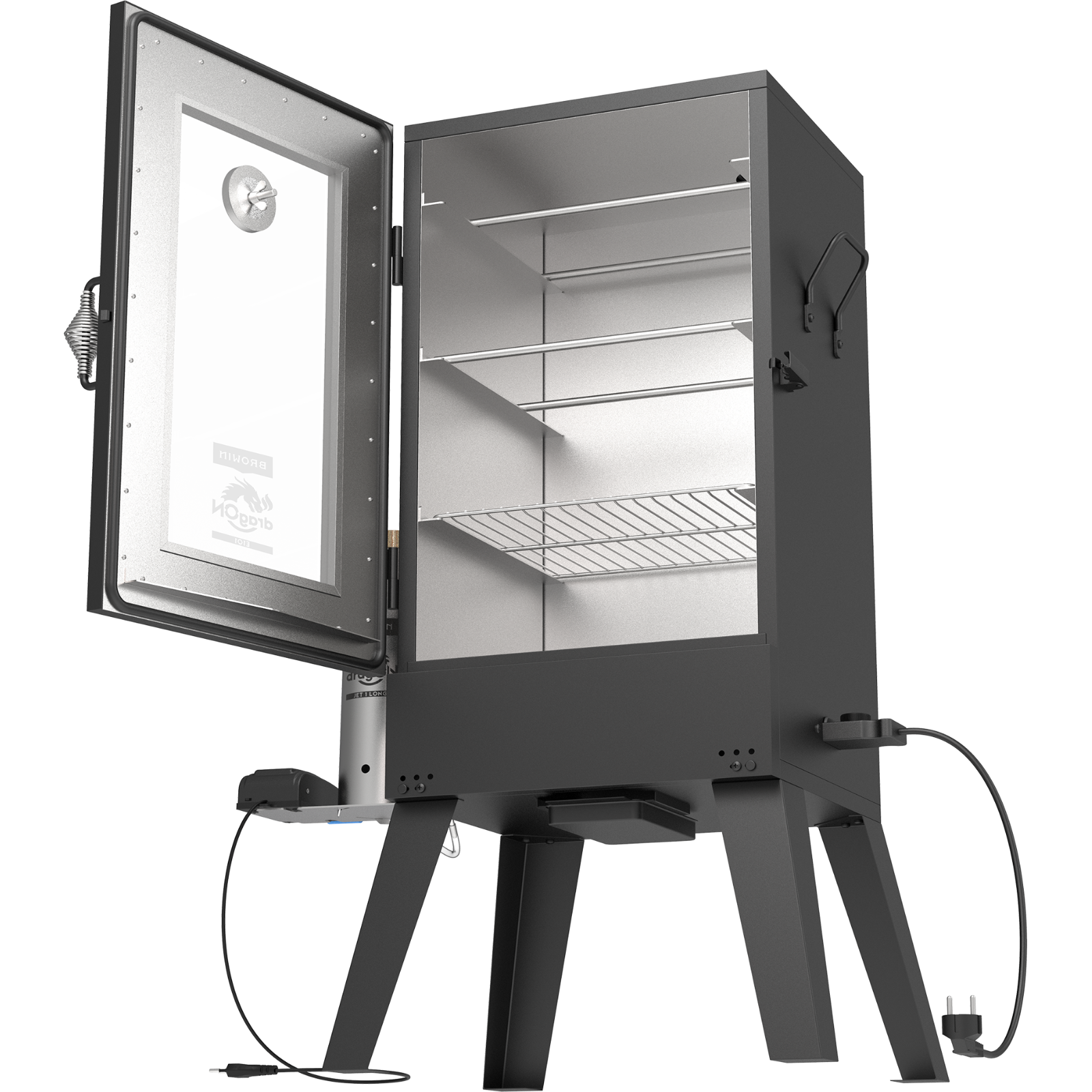  Räucherofen dragON elektrisch  E101 70L mit Rauchgenerator 