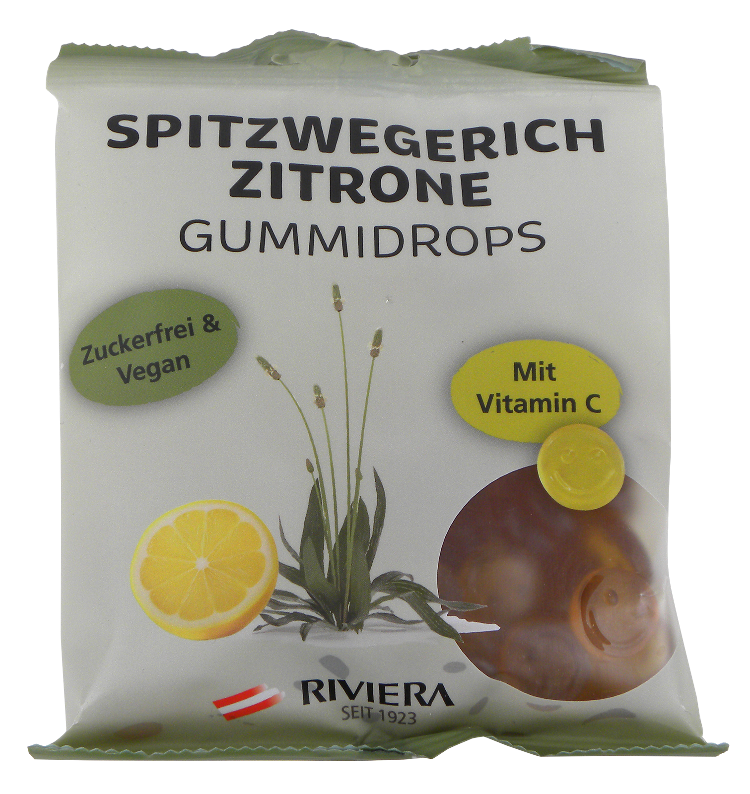 Gummidrops Spitzwegerich Zitrone 100g