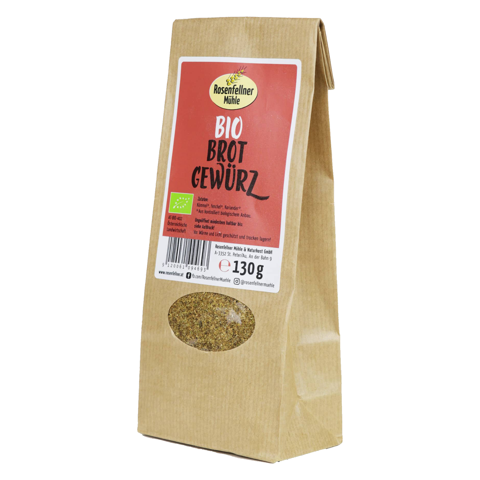 Brotgewürz Bio 130g