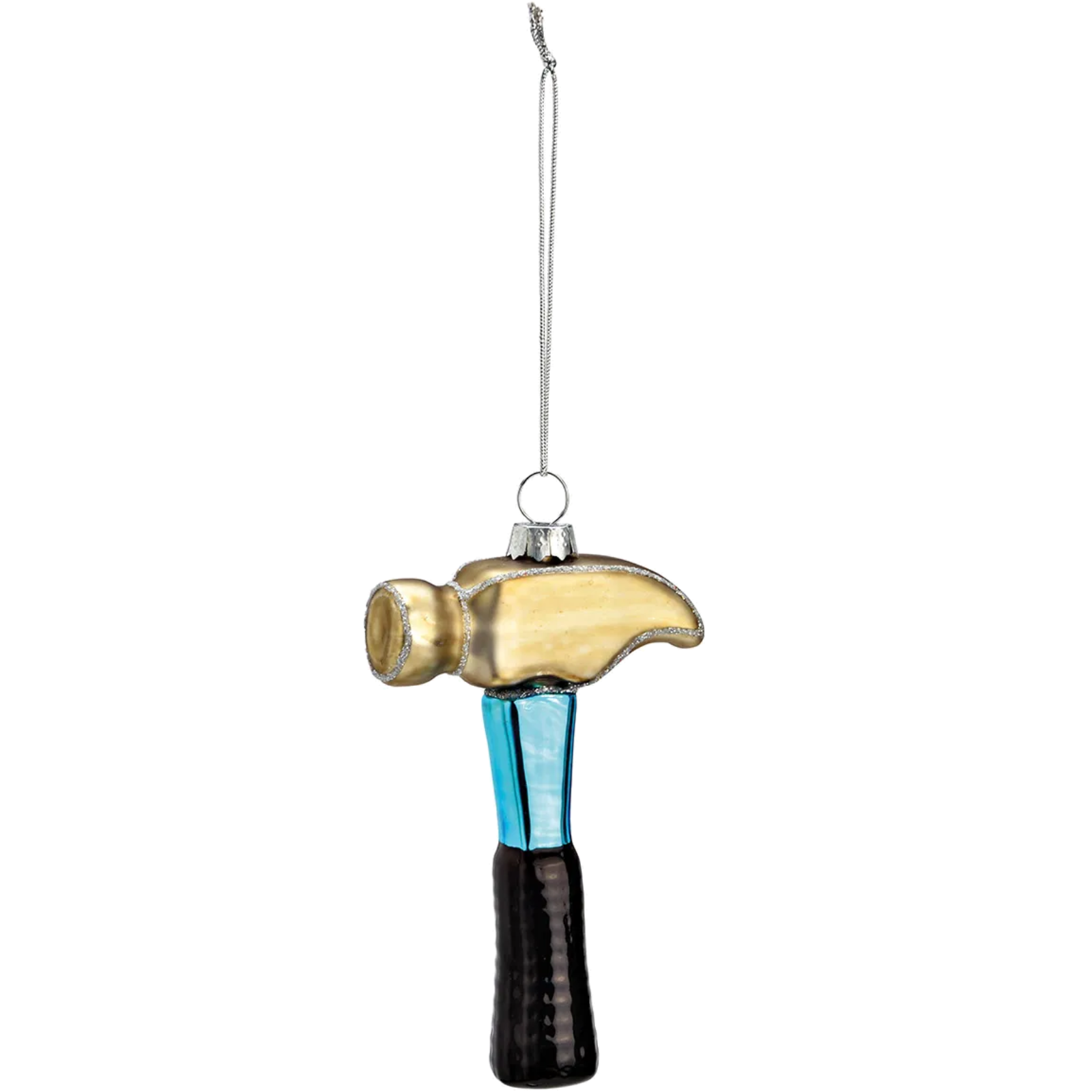 Christbaumschmuck Hammer aus Glas