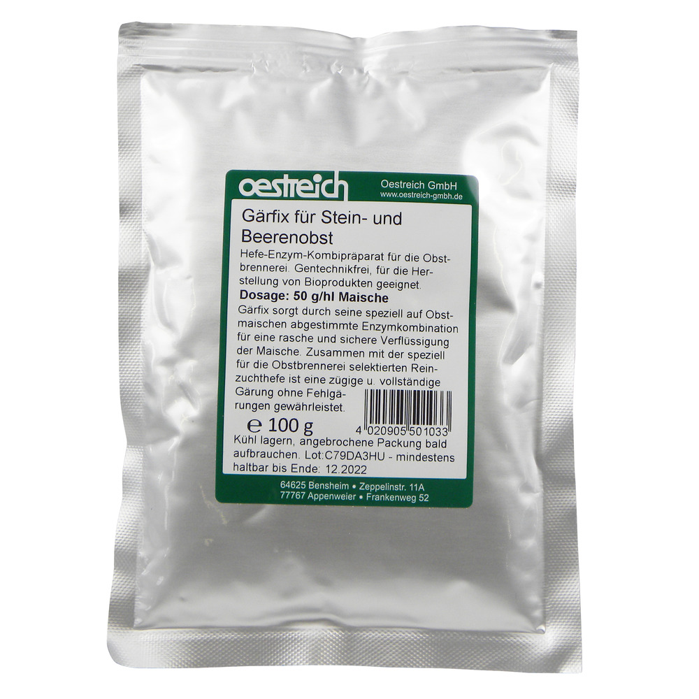 Gärfix für Stein- und Beerenobst