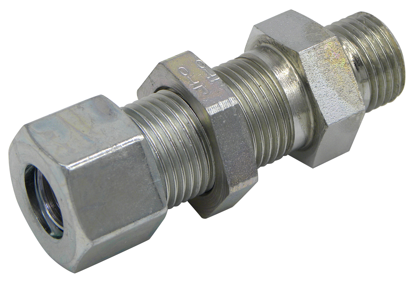 Gerade Schottverschraubung DL AG M16x1,5 auf Anschluss 12L