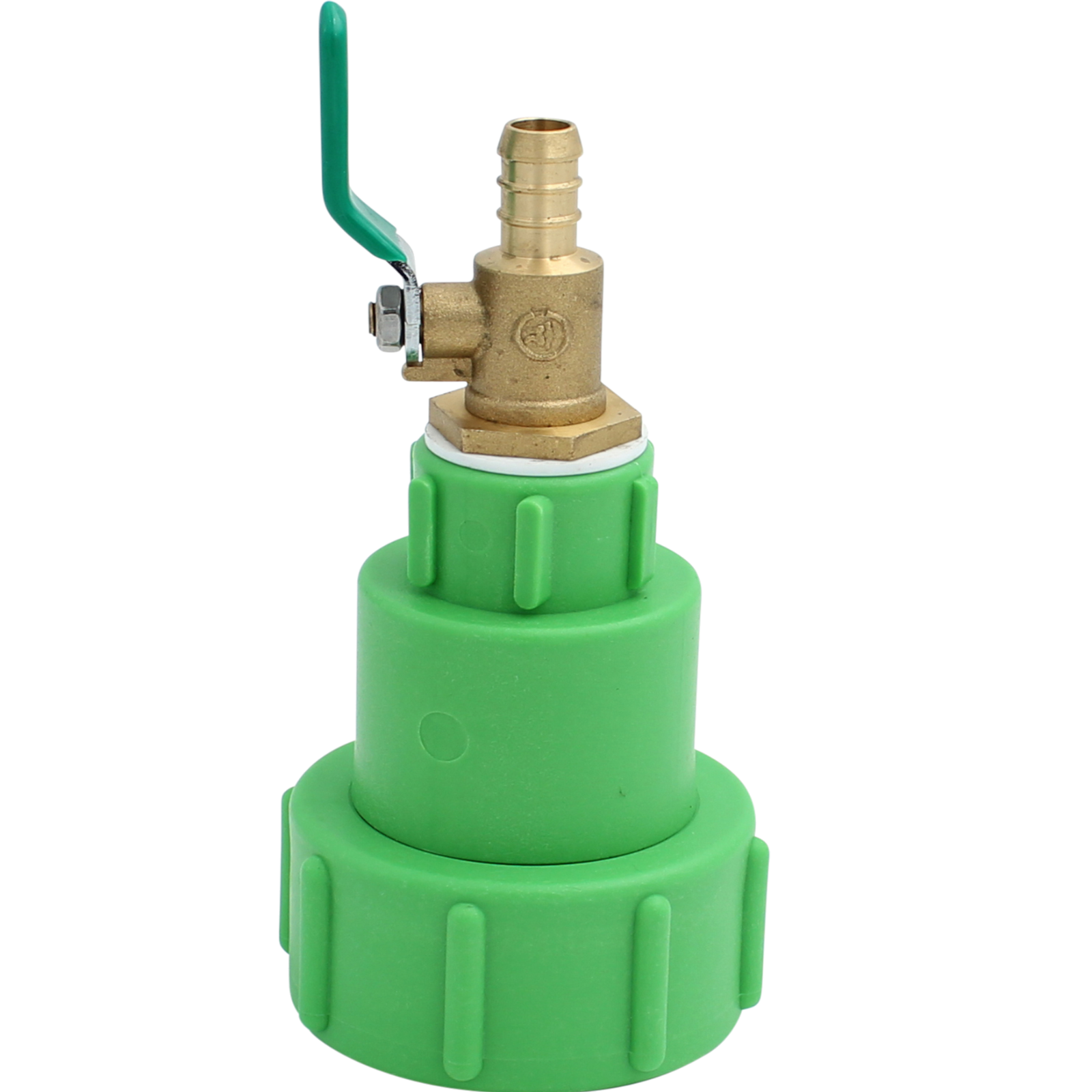 IBC Schlauchtülle 12 mm mit Metallhahn, Profi