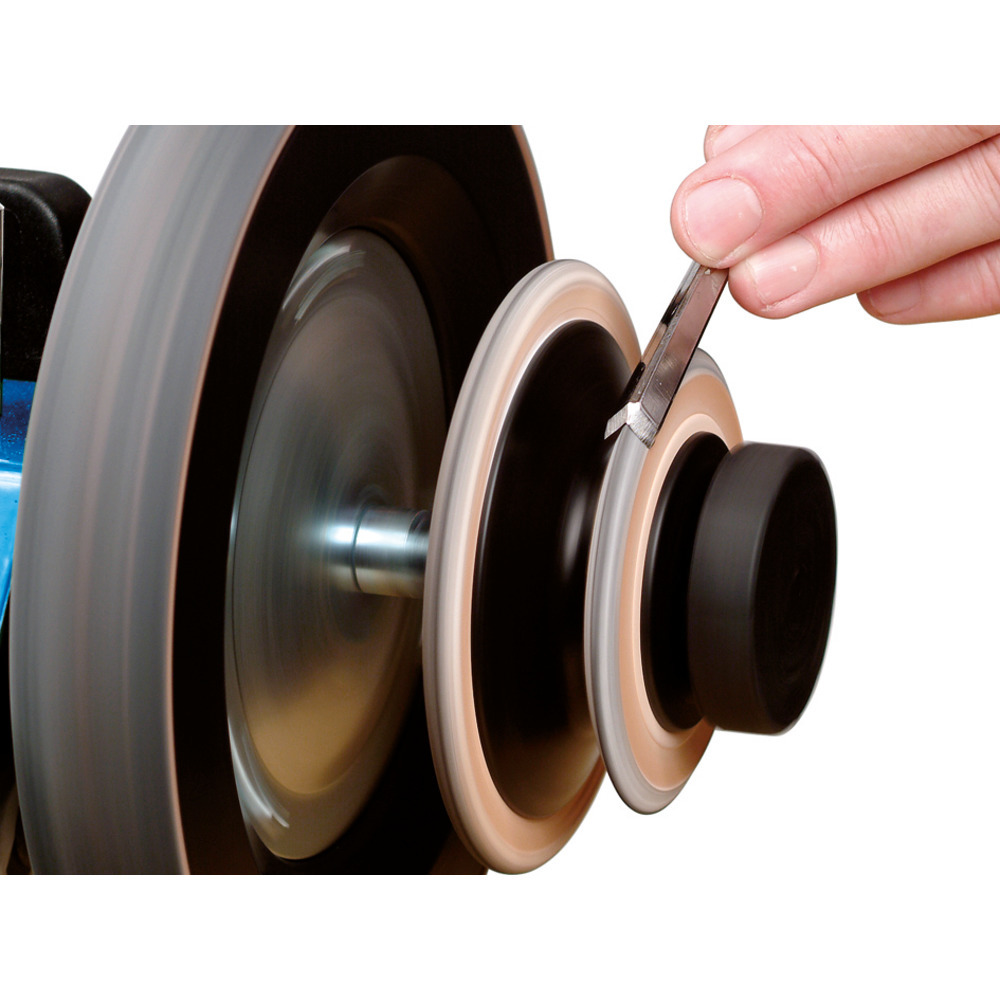 Profilierte Lederabziehscheibe