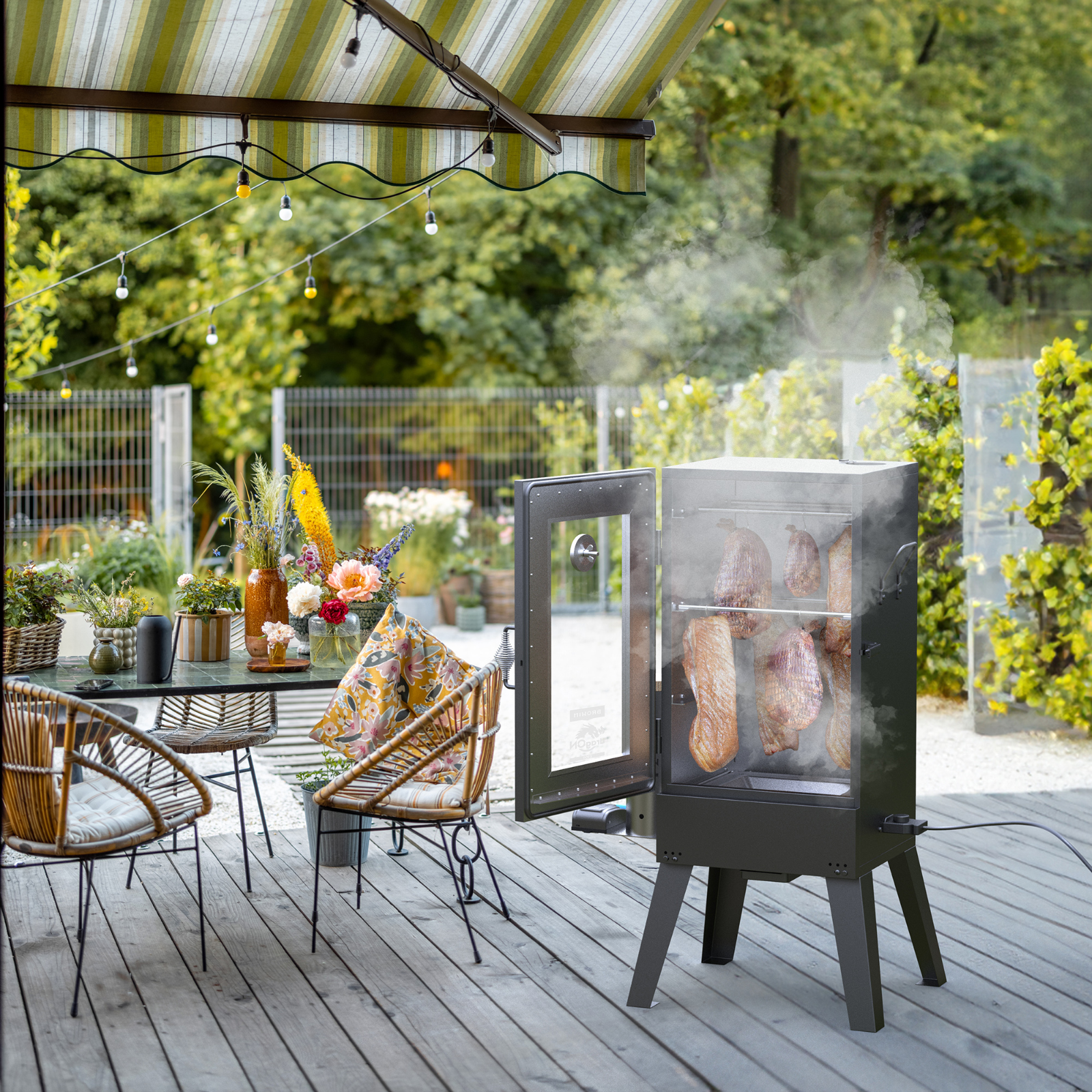  Räucherofen dragON elektrisch  E101 70L mit Rauchgenerator 