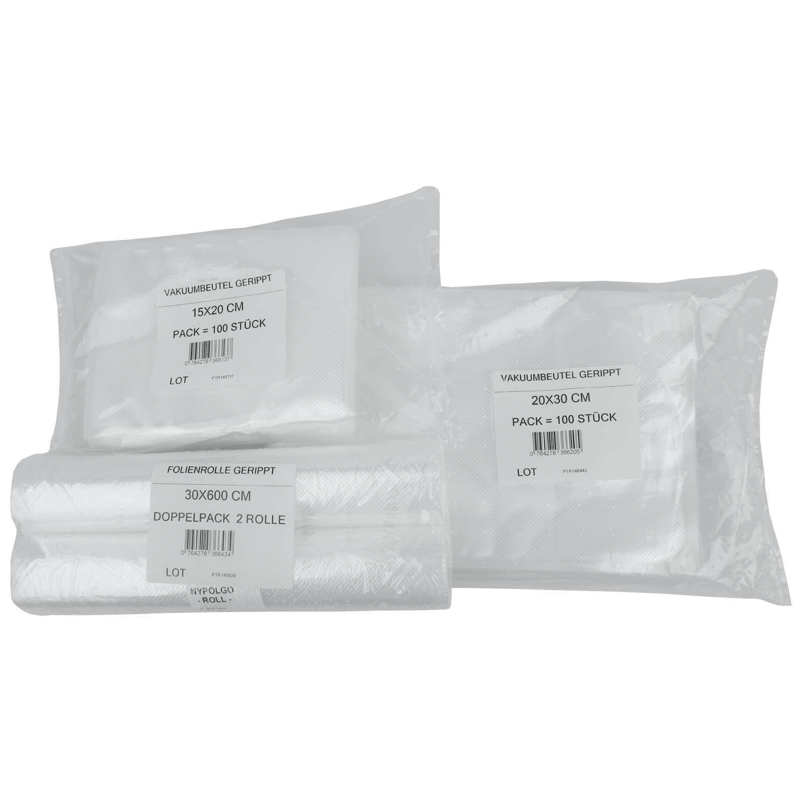 Vakuumbeutel Starter-Set 3-tlg.