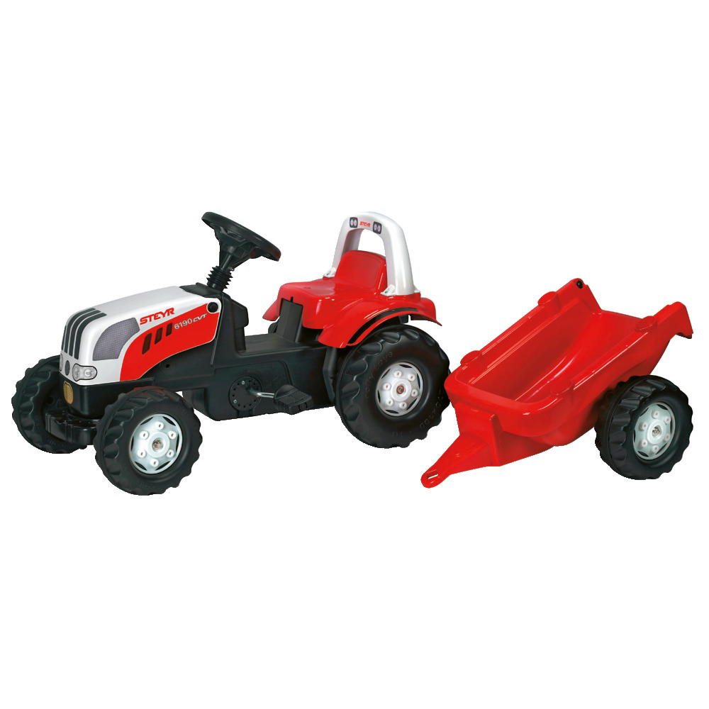 Steyr CVT 6165 mit Anhänger