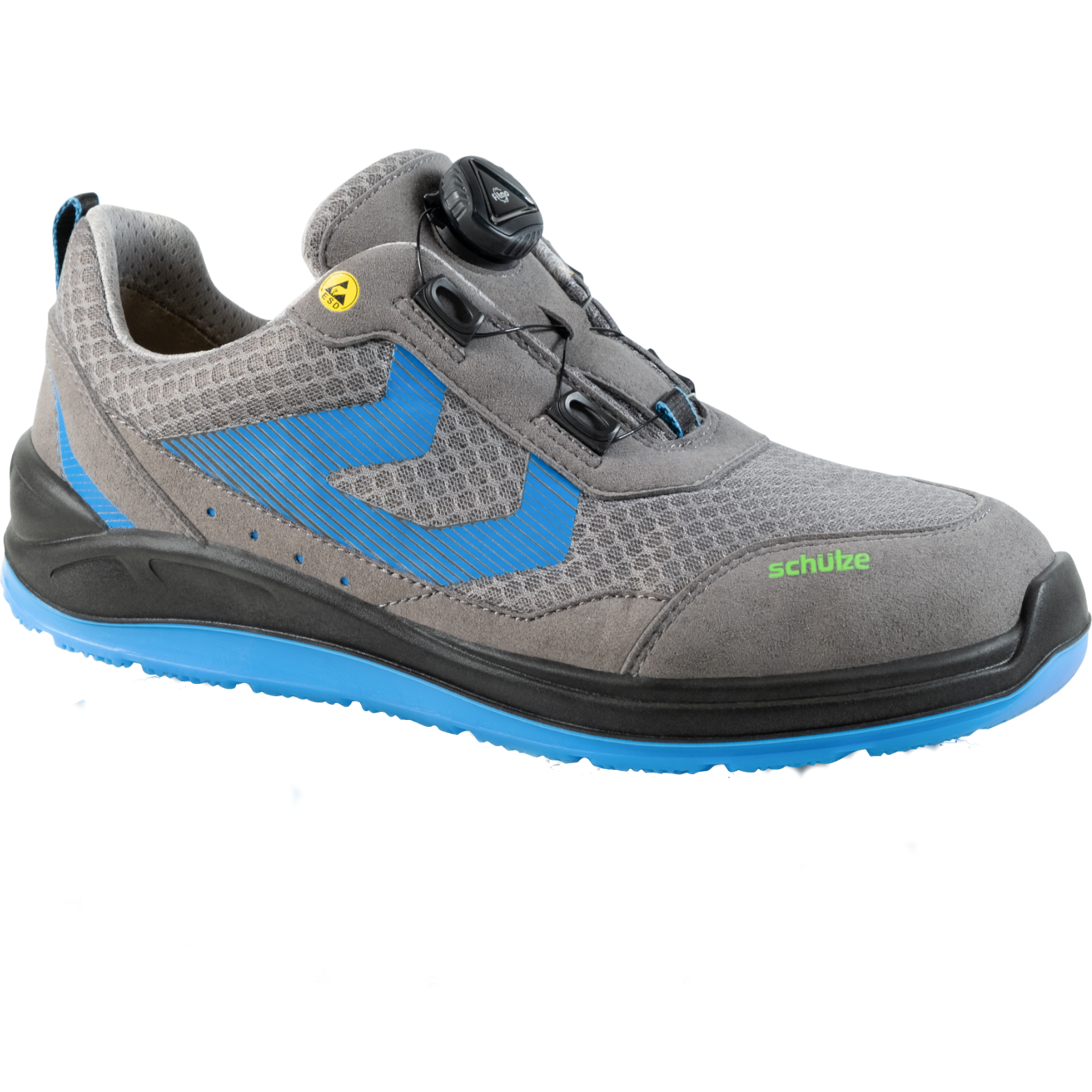 SI-Halbschuh S1 MAX ESD  HS grau/blau 