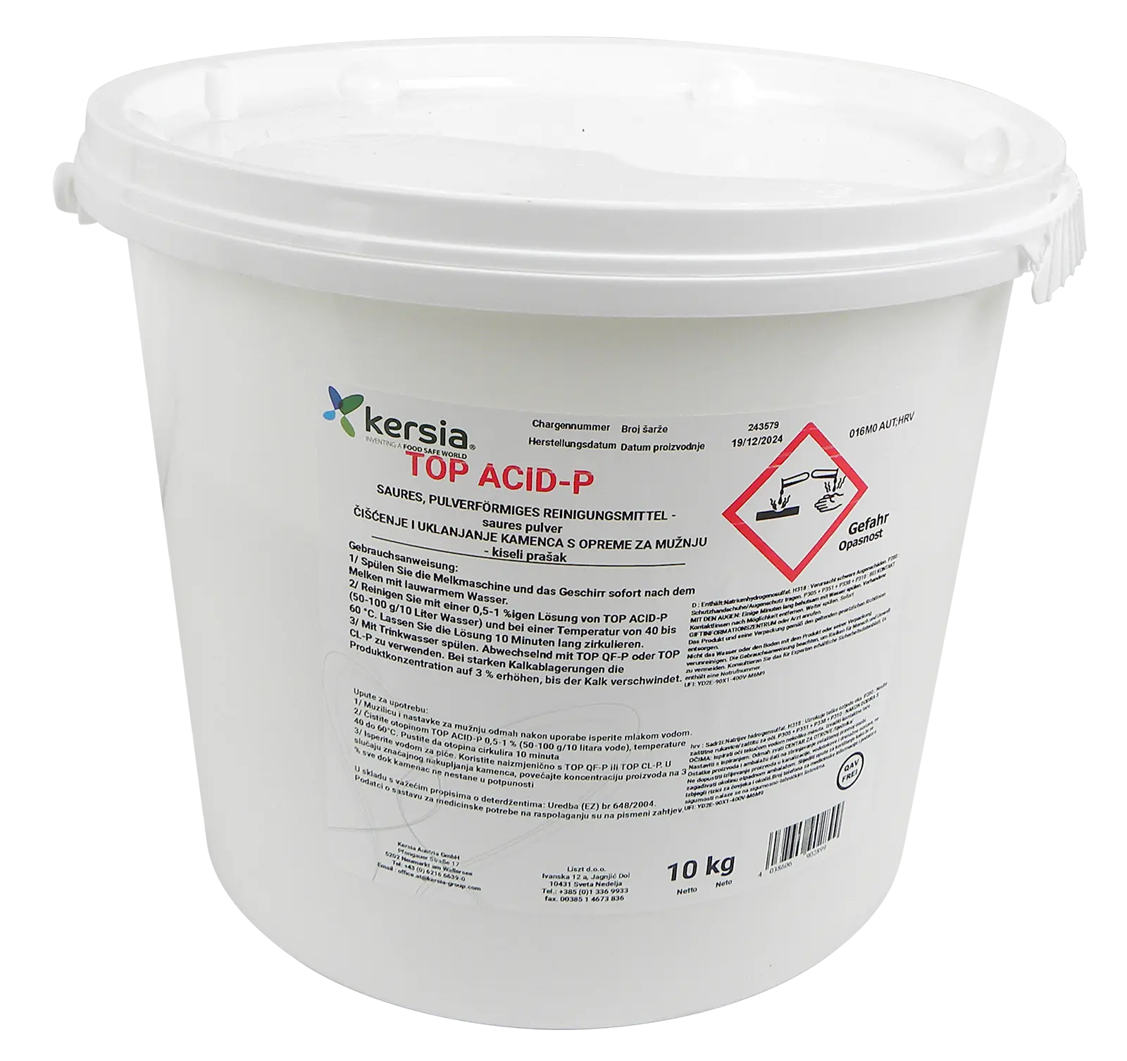 TOP ACID-P 10 kg Pulver sauer