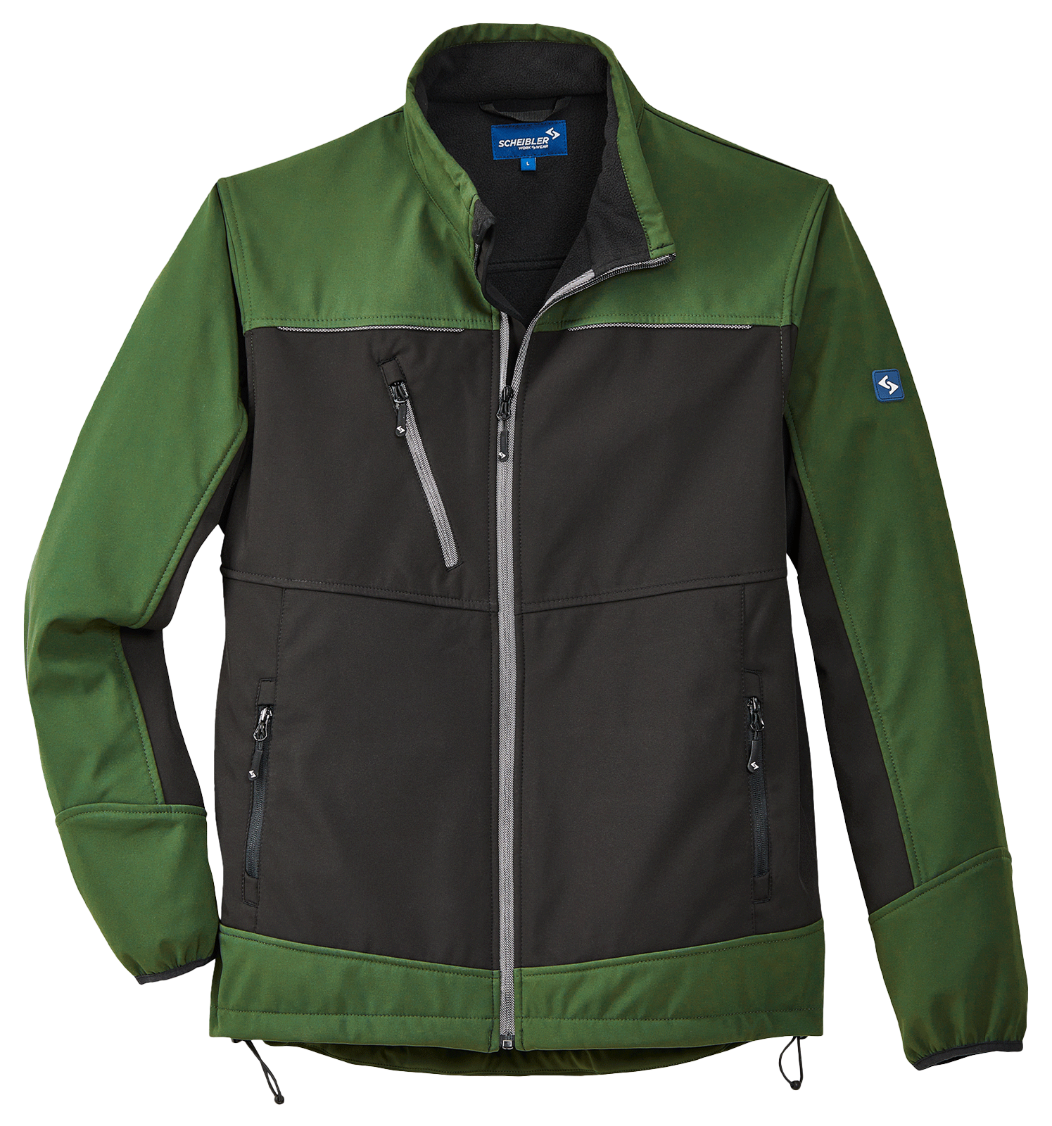 Softshelljacke Active schwarz/ olive