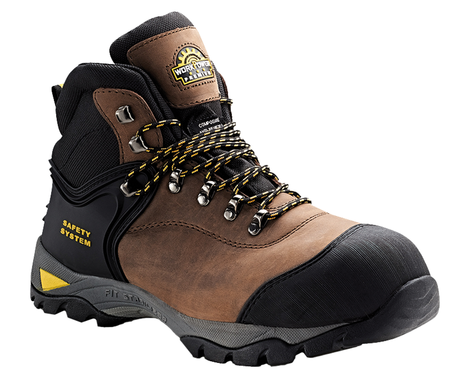 Sicherheitsstiefel-Arbeitsschuh S3 Tiger braun