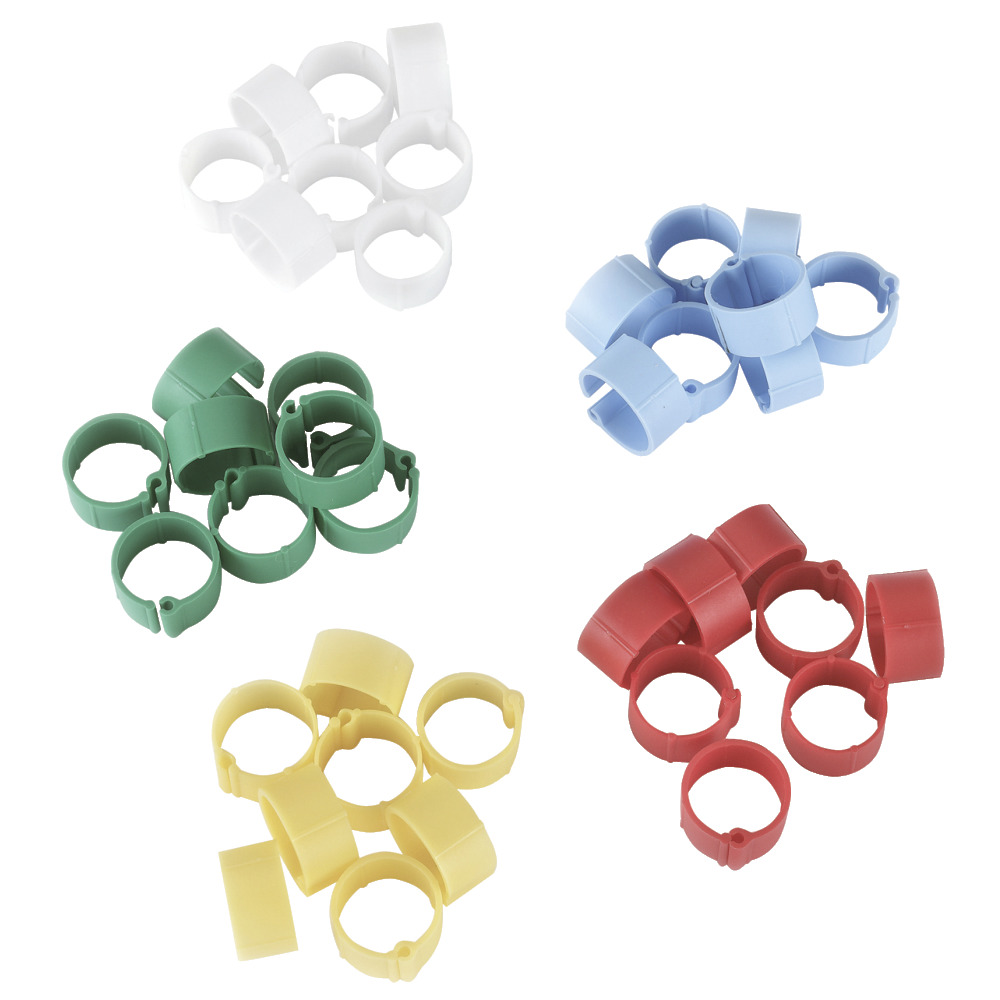 Kunststoffclips gemischt, 100 Stk.