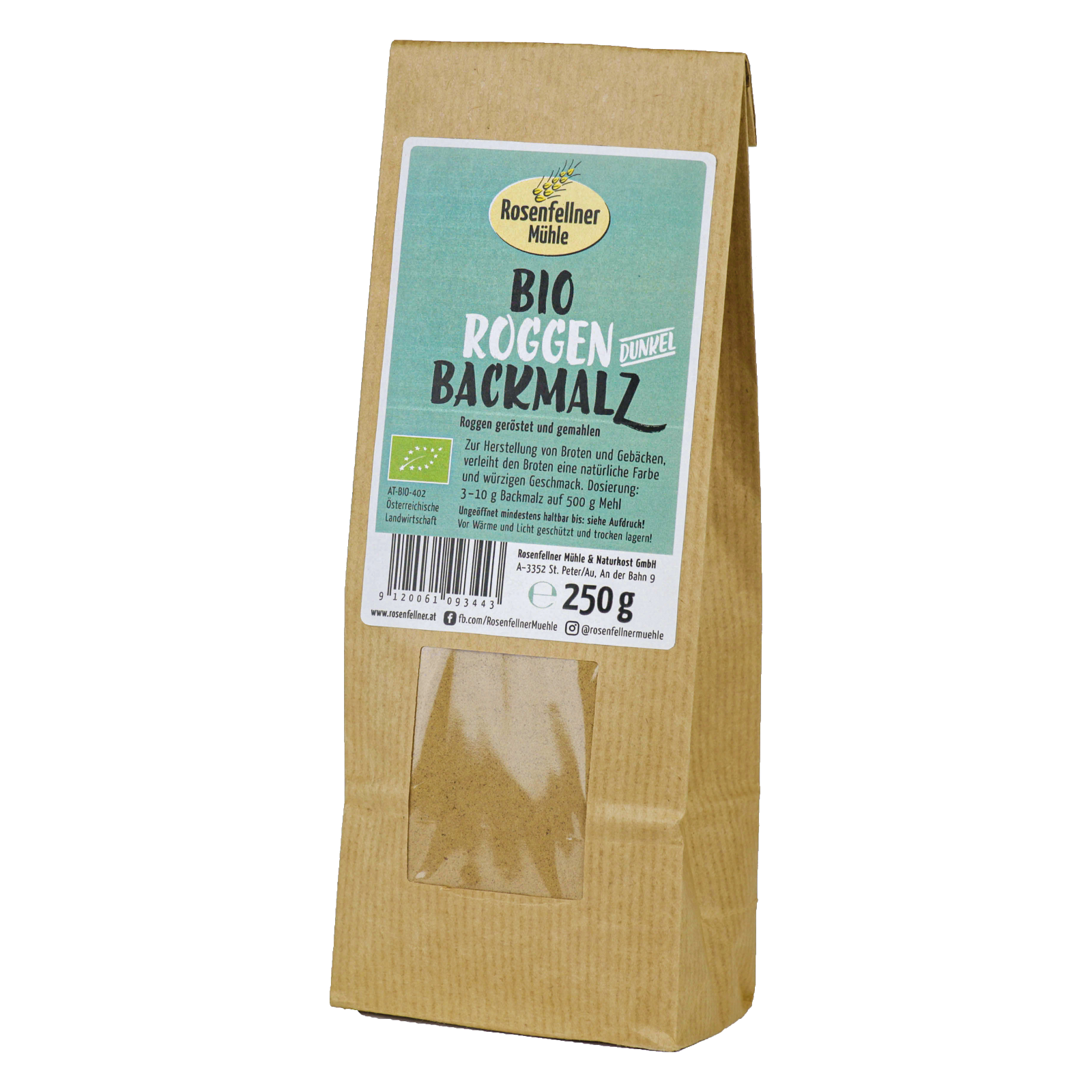 Backmalz Roggen Bio 250g